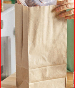 Choice 10 lb. Natural Kraft Paper Bag - 500/Case