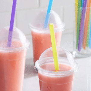 Choice 9" Neon Pointed Wrapped Straw - 400/Pack